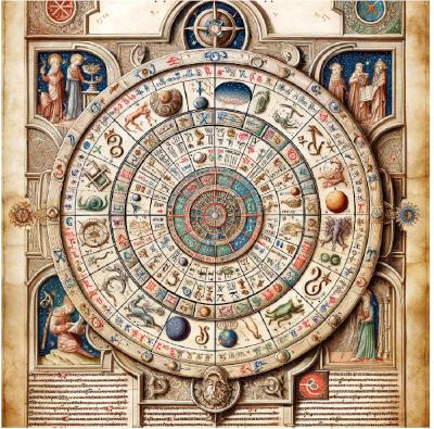 Table de Plolémée, signe astrologique du zodiaque et calcul de son ascendant